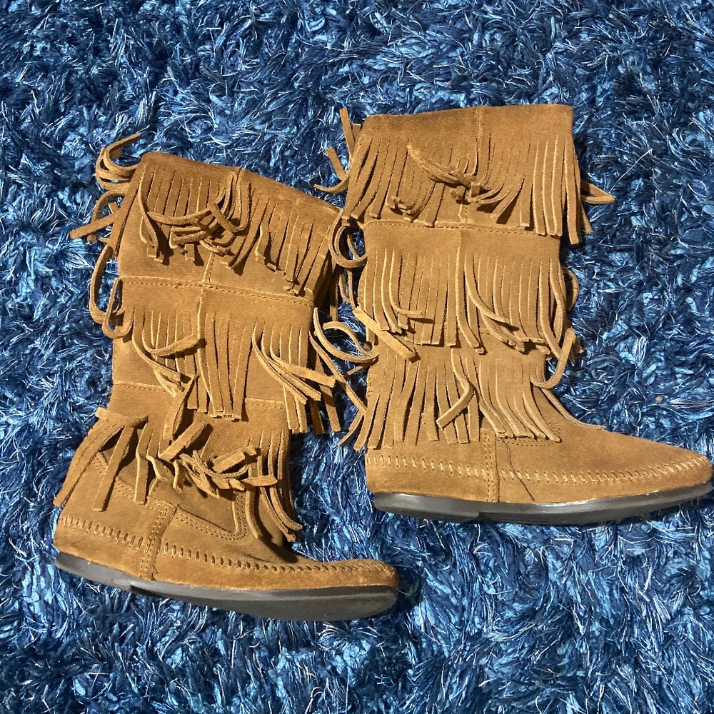 Lightly worn boots